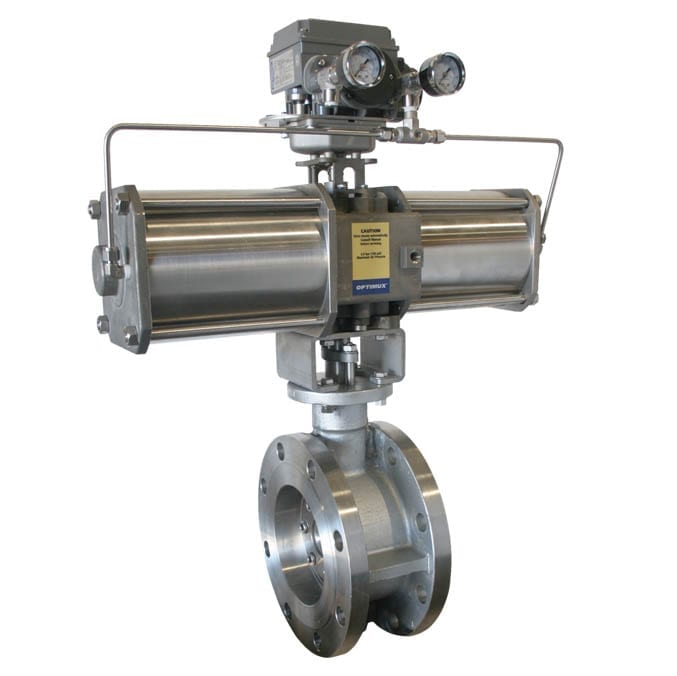 OpTE High Performance Triple Eccentric Butterfly Control Valve